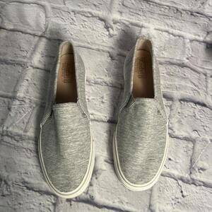 Keds Dream Foam Womens Sz 8.5 Gray White Slip On Sneaker Flats Casual Comfort